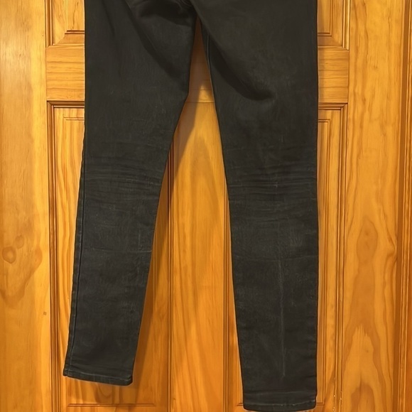 Old Navy Black Distressed Curvy Skinny Jeans - Woman's Size 0 - Picture 6 of 8